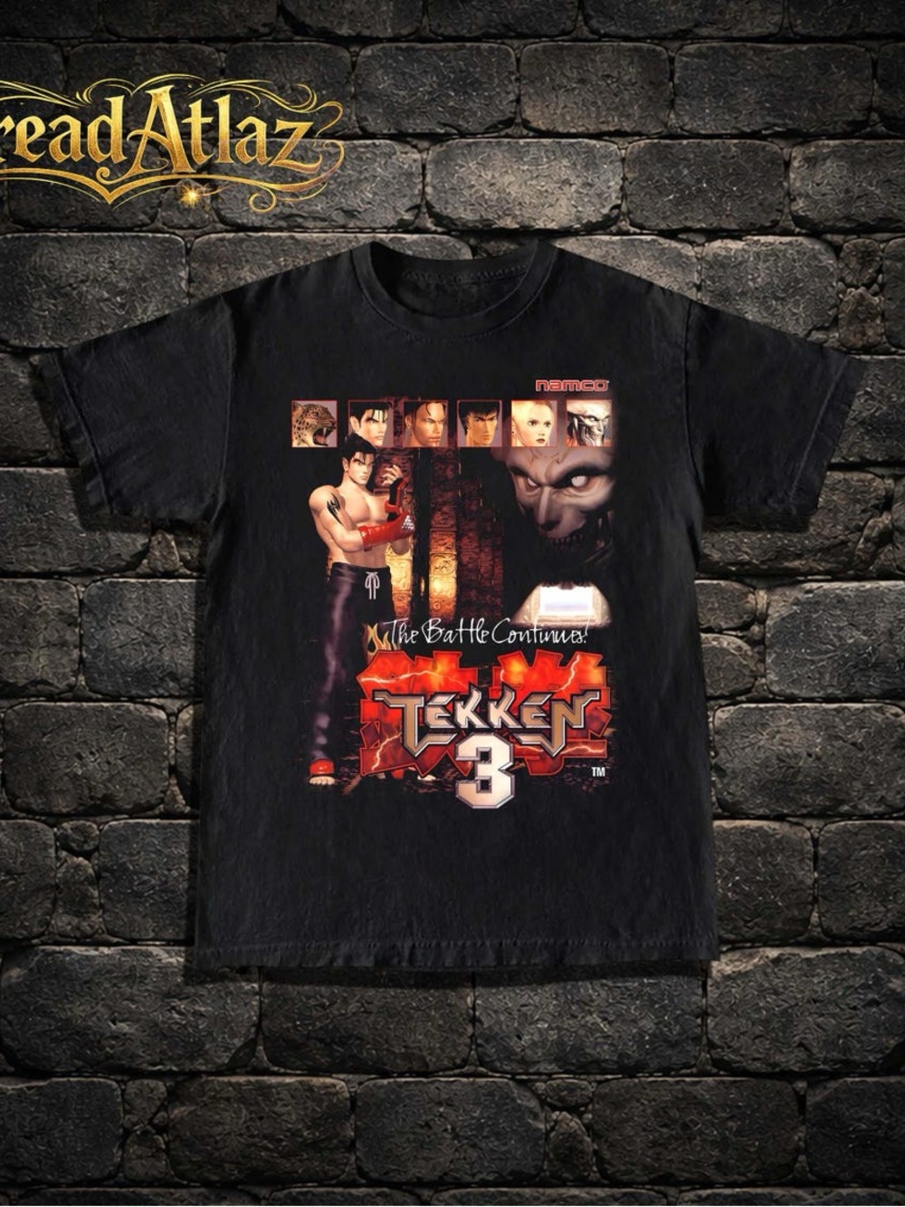 Vintage Tekken 3 PS2 Tee – 2000s Arcade Fighting Game Shirt